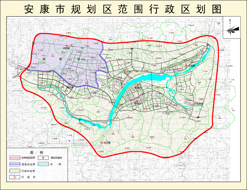 安康城市规划图图片